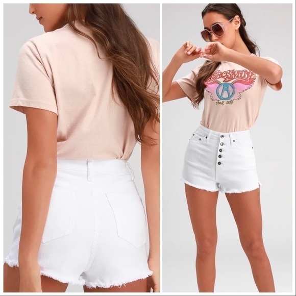 Revolve Jack by BB Dakota high rise cutoff shorts - Picture 1 of 10